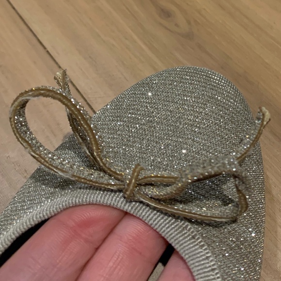 Michele Lopriore Milano Mia Ballet Flat in Galaxy Beige Size 39 - Picture 4 of 7